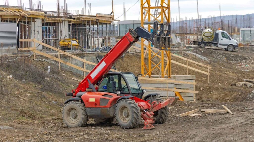 Telescopic Forklifts in Construction